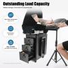 3 Drawers Adjustable Tattoo Travel Case with Armrest, Metal Panel Travel Case on Wheels Portable, Tattoo Armrest Stand for Beauty Stand Cosmetic Makeup Case (Metal Panel) view 4