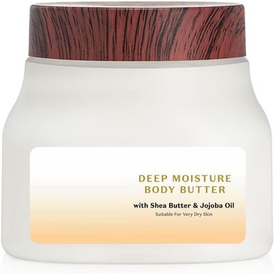 Deep Moisture Body Butter with Shea Butter and Jojoba Oil, 160ml, For Very Dry Skin