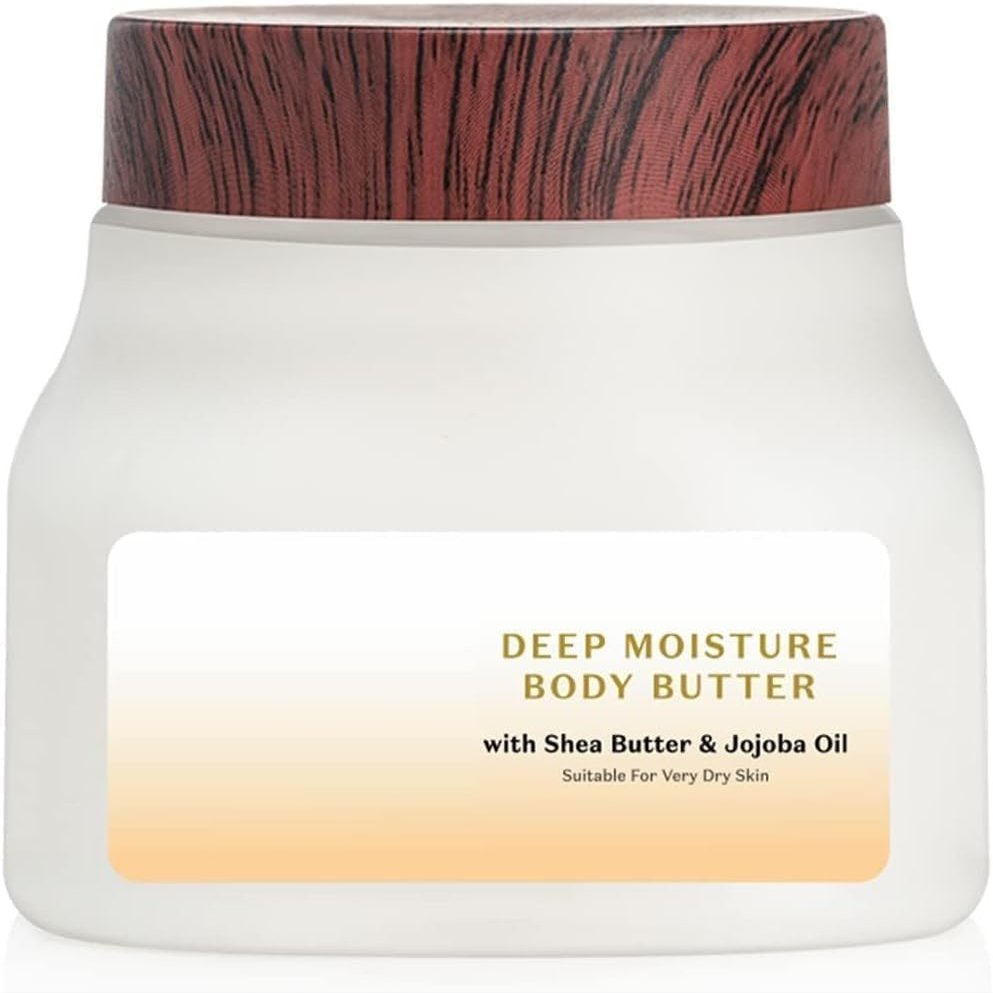 Deep Moisture Body Butter with Shea Butter and Jojoba Oil, 160ml, For Very Dry Skin