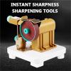 Hair Cutting Shear Grinder, Hair Scissors Grinding Machine, Hairdresser Scissors Sharpener Polisher, Grinding Wheel Speed 9800rpm, Fast Sanding, for Barber Scissors, Scissors, Knife view 4