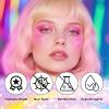 DAGEDA Pink Body Glitter Stick,Sparkly Face Glitter Makeup,Holographic Hair Glitters Mermaid Makeup Rave Outfits for Women, Shimmer Face Paint Stick Singer Concert Accessories view 3