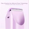 Joigivit 2 in 1 Bikini Trimmer for Women Dual Head Shaver Electric Razors Lady Pubic Hair, Ipx7 Waterproof Bikini Underarm Arms Leg Face Body view 3