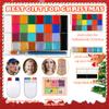 Face Painting Kit, 28 Colors Oil Palette Professional Face Body Paint Kit with 10 pcs brushes, 41 stencils, 10 sponges, 6 Glitter Gel, 2 Facepaint Stick for Adults Halloween Christmas view 4