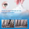 AuReve Eyelash Cleanser Concentrate 100ml Lash Shampoo Concentrate Lash Cleanser Oil-Free Eyelash Extension Shampoo with Salon Home Care -Makes 20 Bottles 60ml Foaming Cleaner, Unscented view 4