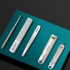 MVNOIRE Portable Pedicure kit Steel Nail Clippers Tool Travel Grooming Case Gift Box Nail Scissors Set view 4