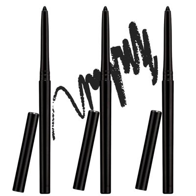 BLACKEST BLACK Eye Liner Glimmer Pencil - PACK OF 3