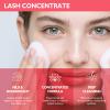 AuReve Eyelash Cleanser Concentrate 100ml Lash Shampoo Concentrate Lash Cleanser Oil-Free Eyelash Extension Shampoo with Salon Home Care -Makes 20 Bottles 60ml Foaming Cleaner, Peach view 3