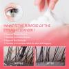AuReve Eyelash Cleanser Concentrate 100ml Lash Shampoo Concentrate Lash Cleanser Oil-Free Eyelash Extension Shampoo with Salon Home Care -Makes 20 Bottles 60ml Foaming Cleaner, Peach view 4