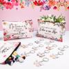 24 Pcs Spanish Christian Gift Set - 12 Women Makeup Bags Bulk & 12 Butterfly Keychains Inspirational Bible Verse Cosmetic Bags Religious Gifts for Women Regalos Religiosos Para Mujer En Espaol view 2