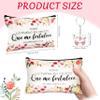 24 Pcs Spanish Christian Gift Set - 12 Women Makeup Bags Bulk & 12 Butterfly Keychains Inspirational Bible Verse Cosmetic Bags Religious Gifts for Women Regalos Religiosos Para Mujer En Espaol view 3