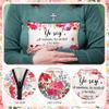 24 Pcs Spanish Christian Gift Set - 12 Women Makeup Bags Bulk & 12 Butterfly Keychains Inspirational Bible Verse Cosmetic Bags Religious Gifts for Women Regalos Religiosos Para Mujer En Espaol view 4