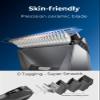 Lijecozy Pubic Hair Trimmer for Man - Cordless Body Hair Trimmer for Men - Electric Ball Shaver with Display & Light - Waterproof Wet/Dry Groomer kit for Groin - 4000K Light - Cosmic Black view 2