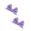 Bownita Girl's' Classic Handmade Nekomimi Hair Clips, Snag-Free, No-Slip, Mini Size (Lt. Orchid) view 1