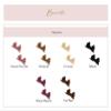 Bownita Girl's' Classic Handmade Nekomimi Hair Clips, Snag-Free, No-Slip, Mini Size (Lt. Orchid) view 3