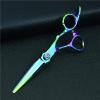 6.0" Shiny Gradient Hairdressing Scissors Barber Thinning Shear Salon Cutting Scissors Haircut Scisor Japanese Pet Dog Grooming(Thinning Scissor) (Cutting Scissor) view 2