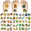 100PCS Camping Temporary Tattoos for Kids,Super Cute Camp Camper Campfire Themed Birthday Party Favors, Supplies, Decorations, Fake Tattoo Stickers view 3