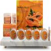 Natural Papaya Fruit Facial Kit, 6-Step Skincare Set with Bleach Cream, 250g + 43g view 1