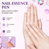 3 In 1 Nail Care Pen, 2025 New Cuticle Pusher Nail Oil Pen with Ceramic Tip, Upgrade Cuticle Treatment for Hangnails Nail Cuticle Remover Pen Dry Damaged Nails (1 PC) view 2