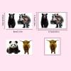 100PCS Realistic Wildlife Jungle Animal Temporary Tattoos Sticker Reptile Birthday Party Decorations Supplies Favors Gifts Boys Girls Zoo Cute Fake Tattoo School Reward Themed view 2