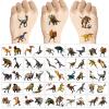 100pcs Cartoon 3D Dinosaur Temporary Tattoos for Birthday Party Supplies, Decorations, and Favors Super Cute Gifts for Kids, Boys Girls, Classroom Prizes, and Themed view 4