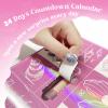 Color Nymph Makeup Advent Calendar 2025, 24 Days Surprise Beauty Makeup Gift Sets for Adlut Women & Teen Girls, 2025 Christmas Countdown Calendar Holiday Full Cosmetic Kit (Pink) view 4