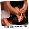 3pcs Toe Cleaning Brush Handheld Anti-Itch Exfoliating Tool for Seniors Gentle Foot Scrubber for Sensitive Skin Compact and Portable Design for Easy Use view 3