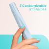 Sonic Dermaplaning Tool for Face - Rechargeable Dermaplane Razor with 6 Refill Dermablades, Facial Hair & Peach Fuzz Remover for Women (Blue) view 3