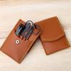 12PCS Nail Clipper Set Stainless Steel Nail Clippers Portable Nail Clippers Kit Nail Art Tools,003 7PCS (Brown 4pcs) view 1
