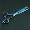 6.0" Shiny Gradient Hairdressing Scissors Barber Thinning Shear Salon Cutting Scissors Haircut Scisor Japanese Pet Dog Grooming(Thinning Scissor) (Thinning Scissor) view 4