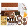 Coconut 23 Pcs Facial Skin Care Kit For Women & Men, Self-Care Gift Set, Spa Relaxation Kit, Face Sheet Mask, Serum, Clay Mask, Birthday, Christmas, Valentines, Mother Day, Dad, All Occasion Present view 1