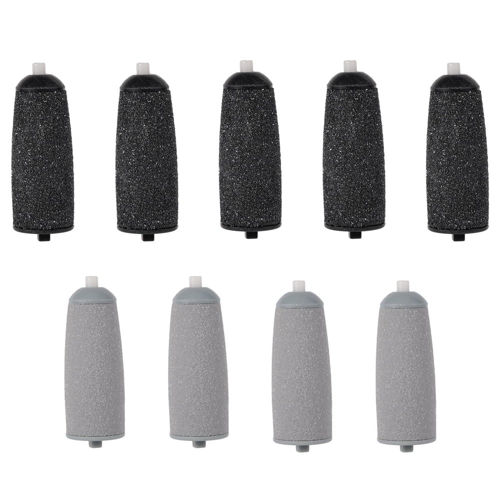 9pcs Pedicure Tool Replacement Head Rollers, 4 Fine Sand and 5 Rough Coarse Sand Electric Feet Foot Grinder Replacement Compatible with Flawless Pedi Haootadiy ZABOUL