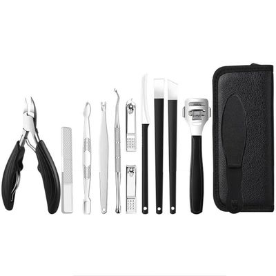17PCS Pedicure Set kit Ingrown Toenail Trimmer Nail Clippers Cuticle Cutter Pedicure Plier Pedicure Tool,6pcs Set (13pcs Set)