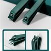 Manicure Set Pedicure Sets Nail Clipper Stainless Steel Nail Cutter Tools with Travel Case Kit,Green (Silver) view 3