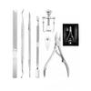 17PCS Pedicure Set kit Ingrown Toenail Trimmer Nail Clippers Cuticle Cutter Pedicure Plier Pedicure Tool,6pcs Set (7pcs Set) view 1