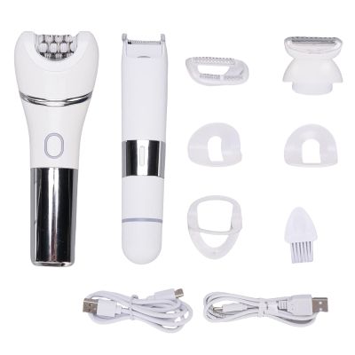 YUYTE Electric Women Trimmer Bikini Hair Remover Rechargeable IPX7 for Sensitive Areas with USB Charging 90 Minutes Use Time