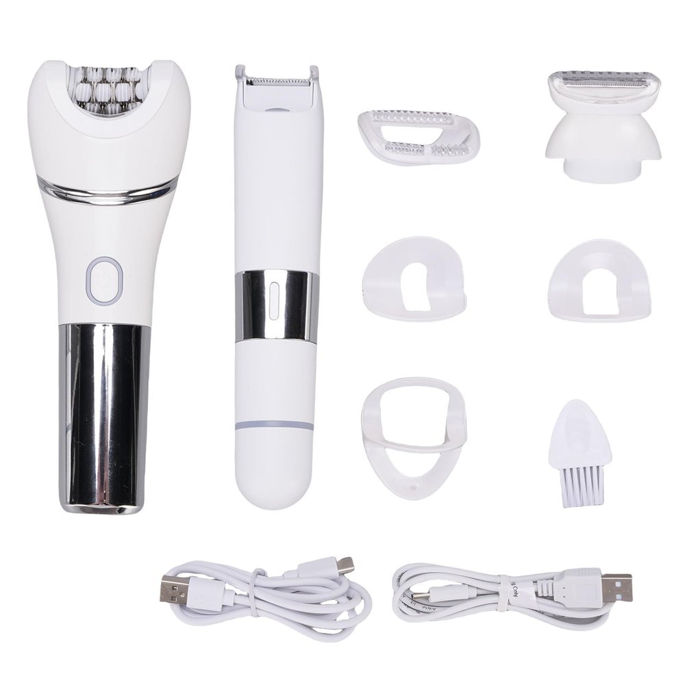 YUYTE Electric Women Trimmer Bikini Hair Remover Rechargeable IPX7 for Sensitive Areas with USB Charging 90 Minutes Use Time