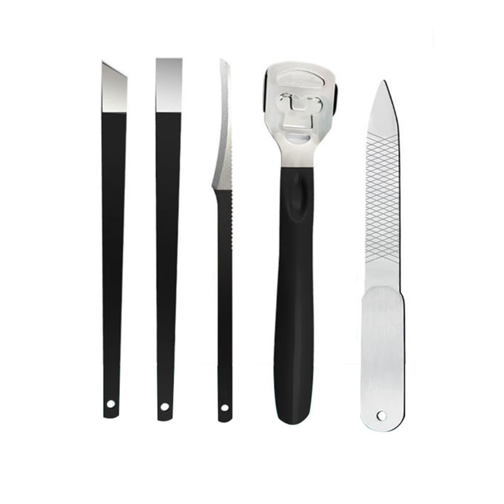 17PCS Pedicure Set kit Ingrown Toenail Trimmer Nail Clippers Cuticle Cutter Pedicure Plier Pedicure Tool,6pcs Set (5pcs Set a)