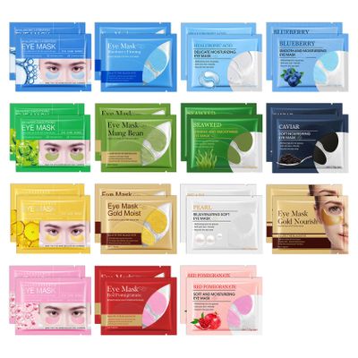 30 Pairs Under Eye Patches for Dark Circles,Moisturizing Under Eye Masks Skincare,Highly Hydrating Eyepatches for Women and Men,Refreshing Eyemasks Travel Eye Pads