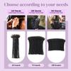 Beauday 12 inch 40 Stands Interlocking Loc Extensions Human Hair, 0.6cm Width 100% Human Hair Dreadlock Extensions, Soft Human Hair Dreads Extensions, Natural Black (12 inch 40 Strands, 1B 0.6cm) view 4