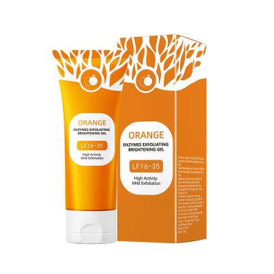 2025 Micro-Exfoliator-Orange Enzyme Exfoliating Gel, 100g Orange Enzymes Exfoliating Brightening Gel Lf16-35, Deep Cleansing Moisturizing Facial Exfoliator (100g*1pcs)