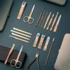Stainless Steel Manicure Pedicure kit Nail Foot Care pcs Nail Clipper Set,18PCS (15pcs) view 2