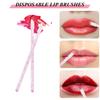 200 PCS Eyelash Extension Supplies Kit include a disposable micro swab brush, eyebrow comb, lip balm brush, mascara brush, makeup brush, for eyelash extension surgery, and lip makeup (Pink Sets) view 3