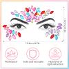 10 Sets Festival Face Jewels Face Gems Colorful Mermaid Faces Gems Stick On Rave Body Stickers Crystal Jewel Eyes Gemstones Self- Adhesive Glitter Jewel Sticker for Ladies Makeup view 2