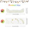 15 Pcs Gold Face Glitter Freckles for Women Kids,Fazit Sparkle Freckles,Face Glitter Tattoo,10 Pcs Makeup Removal Wipes,Sparkle Gold Freckles Temporary Face Tattoos,Singer Festival Rave Accessories view 2