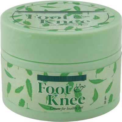 Foot & Knee Cream for Healthy Feet, Moisturizing and Soothing Formula, 50g