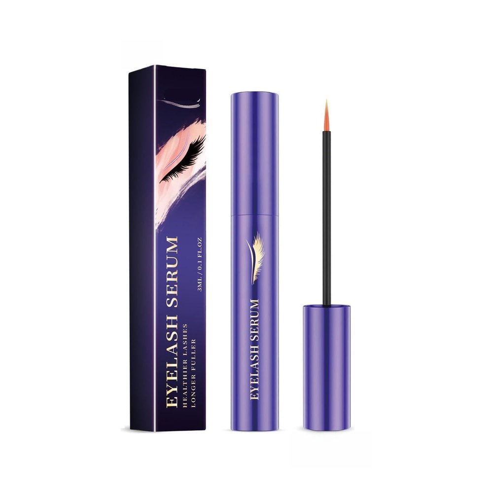 Eyelash Serum For Natural Curl, Dark & Shiny, Thick & Long Lashes - Gentle, Smudge-Proof, Nourishing Formula(1PCS)