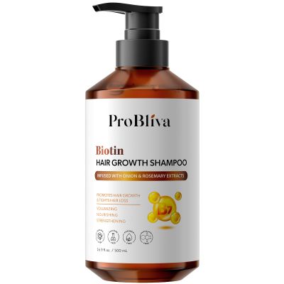Biotin Hair Growth Shampoo for Thinning Hair in Adults 30+ Strengthening Formula with Biotin & Rosemary Reduces Shedding, Supports Fuller, Stronger Hair Sulfate-Free, 16.9 fl oz