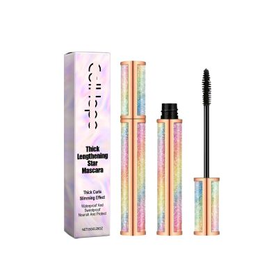 Lengthening & Volumizing Mascara, Natural Long, Thick & Curled Lashes, Waterproof, Smudge-Proof, Enhances Lash Growth, Black(3PCS)