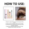 Lengthening & Volumizing Mascara, Natural Long, Thick & Curled Lashes, Waterproof, Smudge-Proof, Enhances Lash Growth, Black(3PCS) view 2