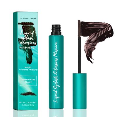 Lengthening & Volumizing Mascara, Curling, Waterproof, Sweatproof, Long-Lasting, Clump-Free, Smudge-Proof For All-Day Fresh Eye Makeup(Brown,2PCS)